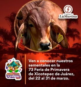 Visita la exhibición de Rancho La Marina en la Feria de Xicotepec 2024 ¡Te esperamos!